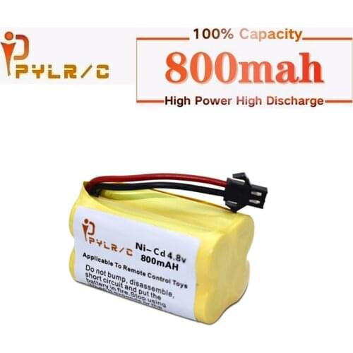 JST Plug) 4.8v 800mah NICD Battery For Rc toys Cars Boats Tanks Robots Guns AA NI-CD Battery 4.8v Rechargeable Battery Pack