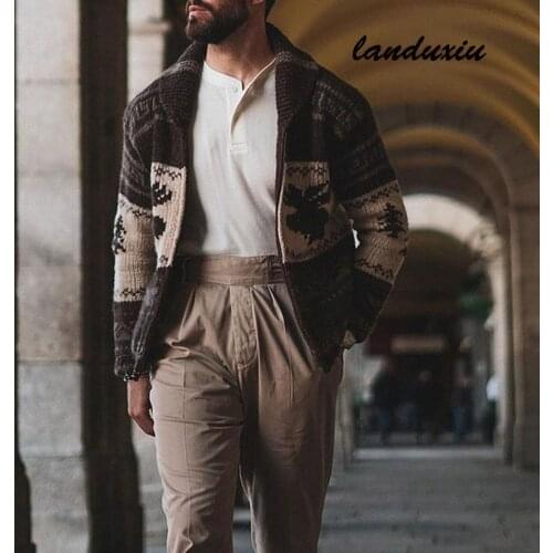 Landuxiu Men's Sweaters