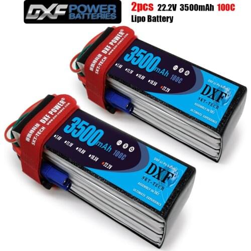 DXF 3500mAh 22.2V 100C-200C Lipo battery 6S XT60/DEANS/XT90/EC5 For AKKU Drone FPV Truck four axi Helicopter RC Car Airplane