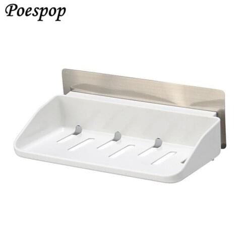 POSEPOP Multifunctional Kitchen Bathroom Sucker Storage Hanging Holder Shelf Durable Organizer Wall Mounted Kitchen Organizer