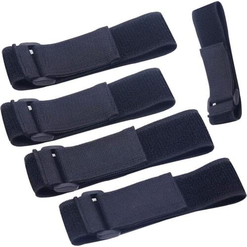 10pcs Highly Elastic band Magic Tape Sticks Cable Ties Model Straps Wire Elastic Stick Buckle Belt Bundle Tie Hook Loop Fastener