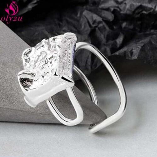 Fashion Width Surface Winding Mens Ring Thailand Gold Ring Retro Open Finger Ring Female Jewelry Gift Decorations for Girls