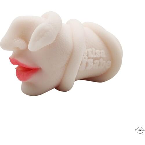 Petrified Medusa Sex Toys for Men Realistic Vagina Mouth Oral Silicone Male Masturbator Artificial 3D Deep Throat Pocket Pussy
