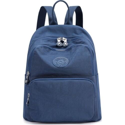 Vento Marea Design School Bag For Teenage Girl 2021 Women Backpack Travel Casual Shoulder Bags Female Nylon Rucksack Black Purse