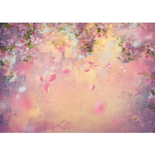 Painting Flower Vinyl Cloth Photographic Backdrops for Children Baby Wedding Lover Backgrounds Photo Studio Photo Shootings