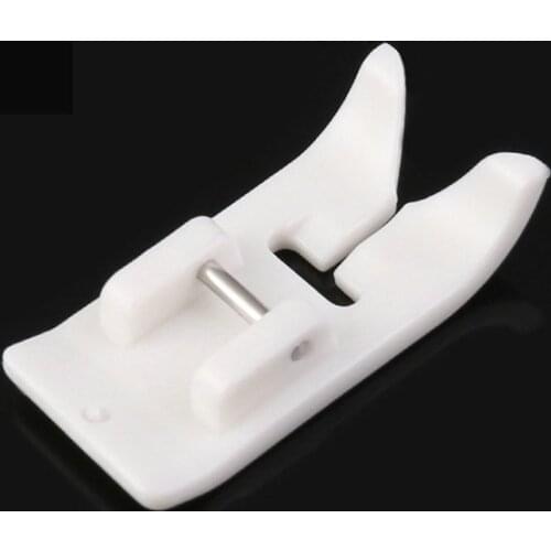 1pcs Non-stick Pressure Foot Snap on Sewing Presser Foot Leather Pressure Foot for Home Sewing Machine Accessories Universal