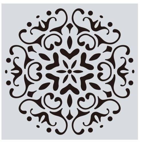 15*15 Mandala Layering Stencils for Diy scrapbook/photo album Decorative Embossing Painting Drawing stencil,home decor