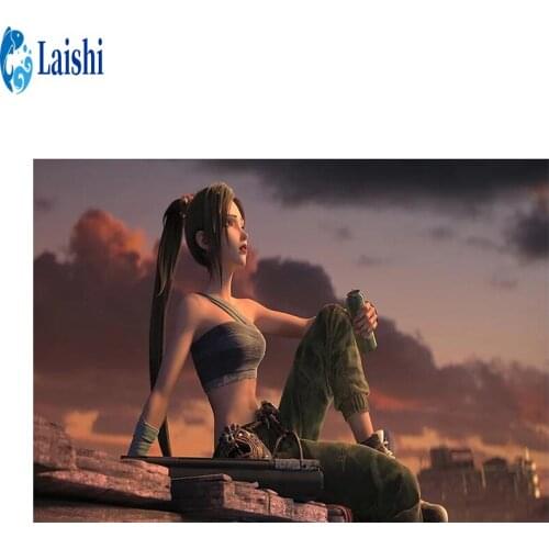 3D Diy Diamond Painting Cartoon fantasy girl Diamond drawing Diamond Embroidered Rhinestone Picture Mosaic Home Decoration