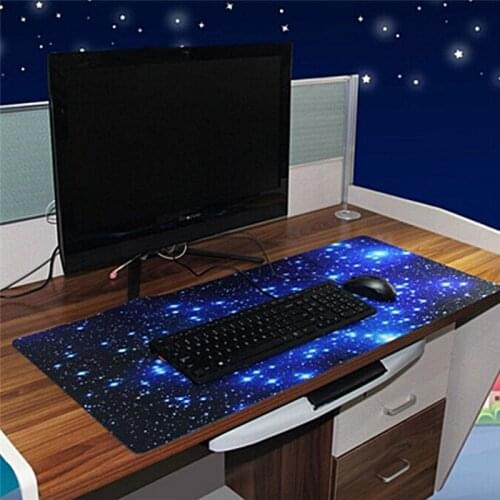 Large Galaxy Anti-Slip Gaming Mouse Pad Lockedge Mouse Mat For Laptop Computer Desk Pad Keyboard Mat