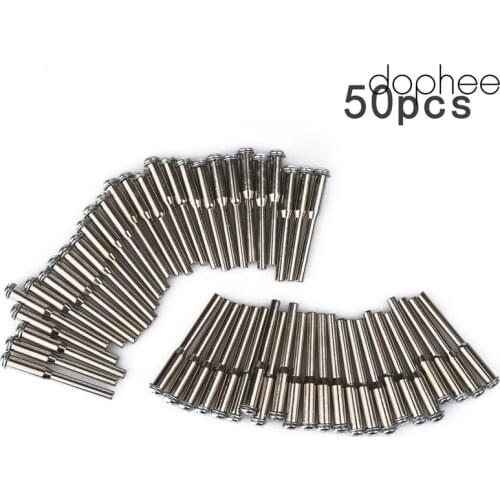 Dophee 50Pcs 3mm(1/8") Diamond Polishing Mandrel Cutting Off Wheel Holder Dremel Rotary Tool Free Shipping