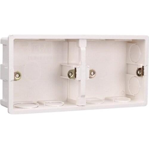 Double row switch panelc hidden box bottom box built-in switch box type 86 switch panel general model