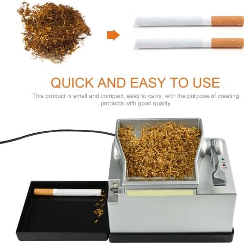 Electric Automatic Cigarette Injector Machine Household Smoke Tube Injector Tobacco Roller Maker DIY Cigarette Rolling Machine