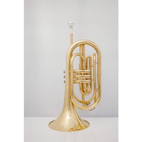 JM Bb yürüyen trombon sert çanta ağızlık cila gümüş nikel kaplama trombon müzik aletleri