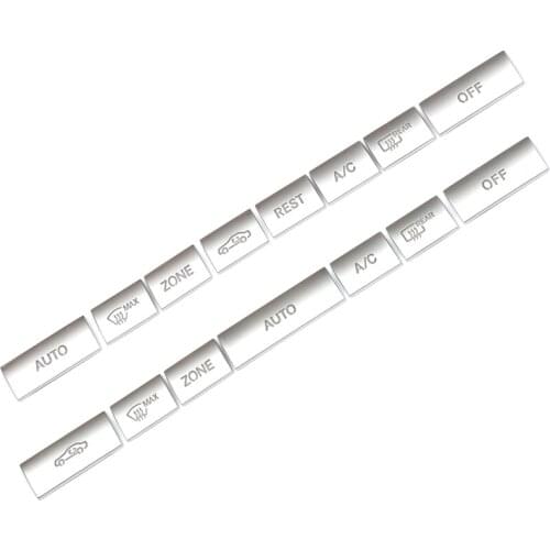 Car Console Air Conditioning Buttons Decoration Cover Trim for Benz E Class W212 C207 2009-2015 Interior Accessories