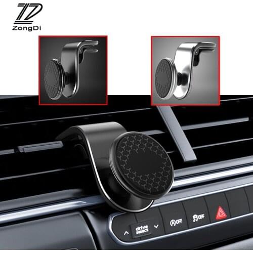 Air Vent 360 Metal Car GPS Magnetic Phone Stand for Fiat Toyota Renault Opel Car Interior Accessories