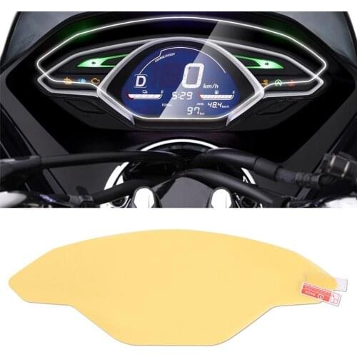 Motorcycle Screen Blue Light Anti-scratch Protective Film for Honda PCX150 18-19 Motorcycle Protective Film