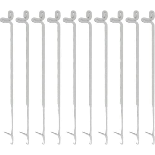 Free shipping 10 Pcs Crochet Threader Beading Needles Stringing Tool DIY Jewelry Making 80mm
