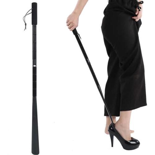 30-76cm Household Shoe Horn Detachable Wear Shoe Helper Lifter Portable Shoe Spoon Tool with Long Handle for Elderly Pregnant