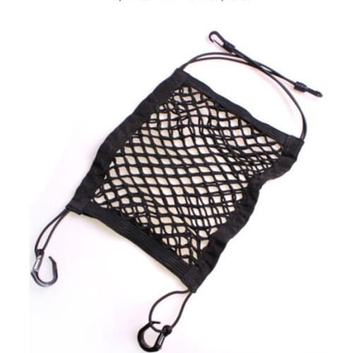Strong Elastic Car Mesh Net Bag Between Car Organizer Seat Back Storage Bag Luggage Holder Pocket for Car Styling 1pcs