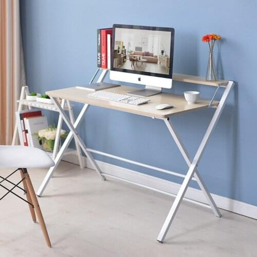 Adjustable Foldable Simple Office Computer Table Bed Portable Save Space Lazy Laptop Desk 100*51 CM