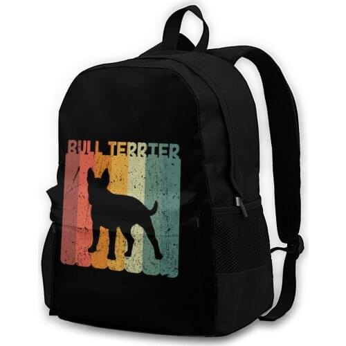 Staffordshire Bull Terrier Backpacks Summer Teenage Breathable Backpack Nice Polyester Bags
