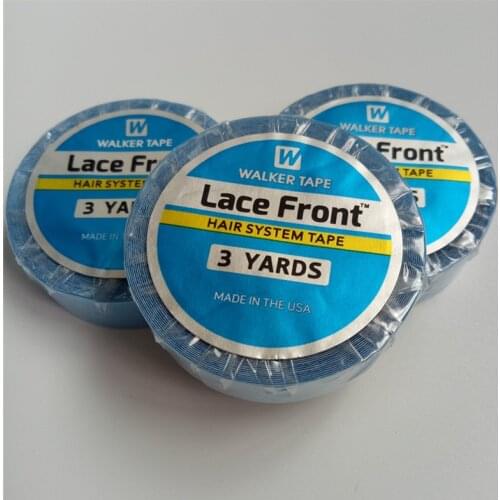 Blue Lace Front Support Walker Tape Double-Sided Hair Extensions Adhesives Tape For Lace Wigs toupee 3yards 12yards 36yards