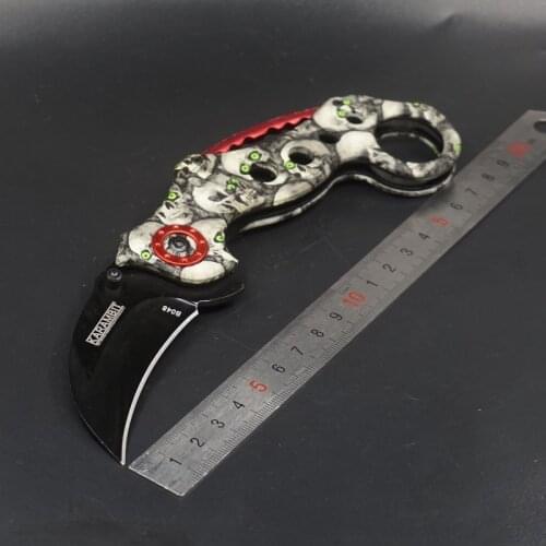 Folding Karambit Knife Tactical Hunting Outdoor Camping Pocket Knife Survival Claw Knives EDC Multi Tools
