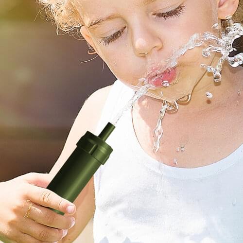3000L Outdoor Survival Water Purifier Water Filter Straw Water Mini Filter Filtration System Outdoor Activities Emergency Life