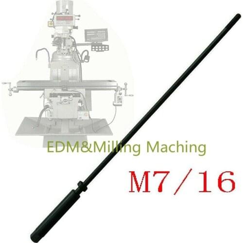 High Quality Milling Machine Part R8 Draw Bar Overall Drawbar M7/16 For Stainless Steel Bridgeport Mill New