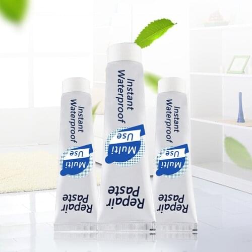 10/100ML Instant Waterproof Wall Repair Paste Easily Seal Holes Cracks Wall Repair White Tile Gap Repair Grout Clean Up Cleaner