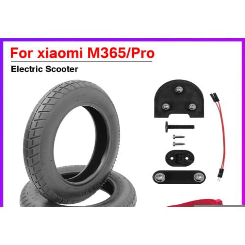 10 Inch Modified Tire for Xiaomi M365 Electric Scooter Reinforced Stable-proof Outer tyre 10*2 Tire Fender Kickstand Spacer Part