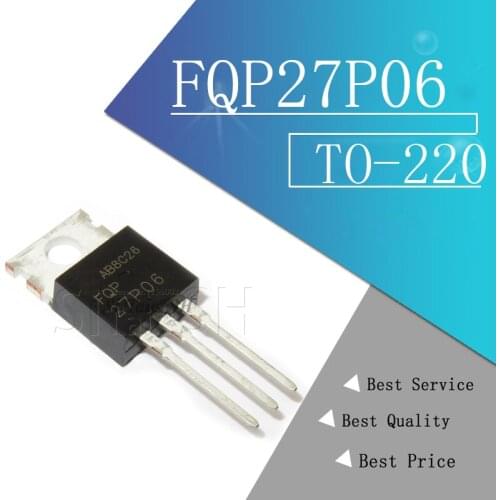 10pcs FQP27P06 TO220 27P06 TO-220 60V 27A new original
