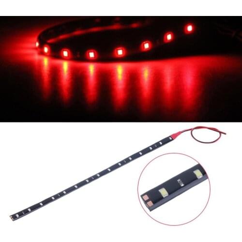 30CM 15 LED Driving lights Flexible Strip Underbody Light Bar Waterproof For Car Truck Boat 12V Decorative Lamp Accessories