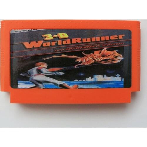 3D World Runner 60 Pin Game Card For 8 Bit Subor Game Player