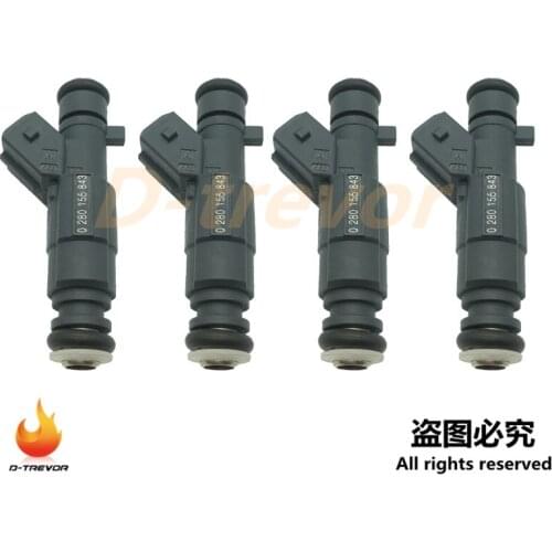 4PCS OEM 0280155843 fuel injectors nozzle for RENAULT CLIO II 1999-2003 MEGANE 1998-1999 1.6 8V