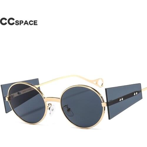 46662 Retro Round Punk Sunglasses Fashion Men Women Shades UV400 Vintage Glasses