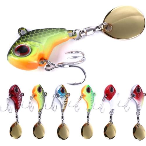 6PCS VIB 8g/12g/15g/20g Fishing Lures for Carp Pike Fly Fishing Hard Wobblers Crankbaits Pesca Fishing Lure