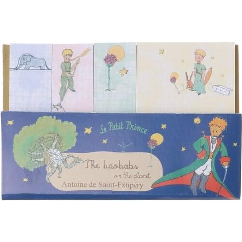 77JD Creative little Prince Memo Pad weekly plan Sticky Note stationery School Supply