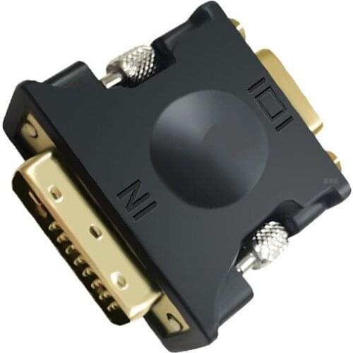 Gold-Plated Male To DVI DVI-I 24+5 Female HDMI-compatibe Adapter Connector Conveter 1080P for HDTV Notebook PS3 STB