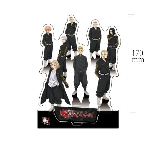 Anime Tokyo Revengers Sano Manjirō Hanagaki Takemichi Acrylic Stand Figure Model Plate Desktop Decor Accessories Cosplay Gifts