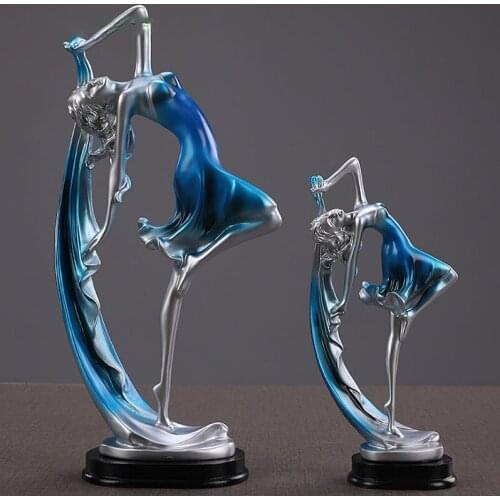 Ballet Girl Dancing Dancer Resin Ornaments Home Desktop Handmade Character Wedding Decoration Kids Room Accessories Craft Gift
