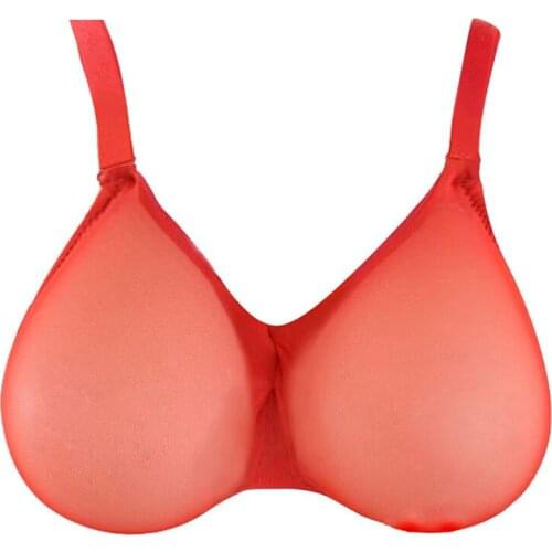 CD fake maid cross-dressing maid bra G milk special fake breast fake breast sexy transparent thin bra fake maiden underwear