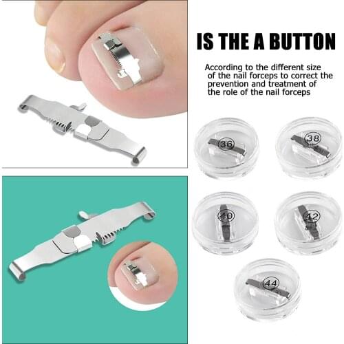 5 Types Toe Nail Fixer Corrector Stainless Steel Ingrown Pedicure Recover Embed Toenail Correction Lifter Tool Kit