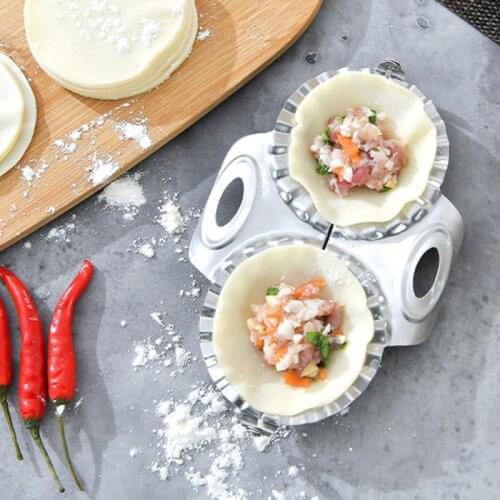 2020 New Stainless Steel DIY Dumplings Maker Tool Jiaozi Mold Dumpling Mold Clips Baking Molds Pastry Kitchen Accessories