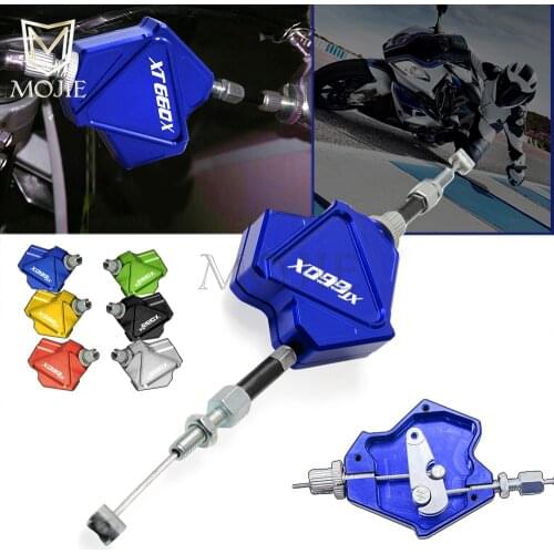 Motorcycle CNC Stunt Clutch Lever Easy Pull Cable System For Yamaha XT660 X XT660X XT 660 X 2004-2017 2005 2006 2007 2008 2009