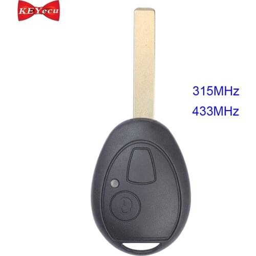 KEYECU for BMW Mini Copper 2002 2003 2004 2005 Remote Key Fob 315MHz/ 433MHz PCF7931 Chip