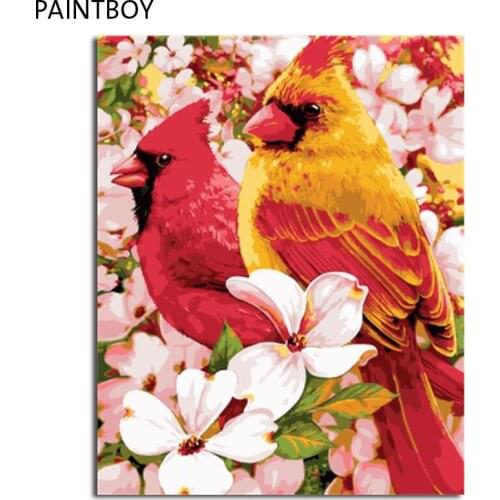 PAINTBOY Home Decoration DIY Canvas Oil Painting Framed Pictures Painting By Numbers Wall Art Painting&Calligraphy