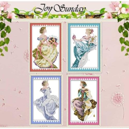 Winter Queen Patterns Counted Cross Stitch DIY 11CT Printed 14CT Cross Stitch Set Chinese Cross-stitch Kit Embroidery Needlework