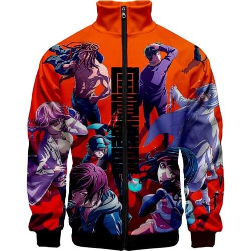 New 2020 Akudama Drive 3D stand-up collar zipper Men/Women print Turtleneck Sweatshirts Hand sleeveUnisex Tracksuit