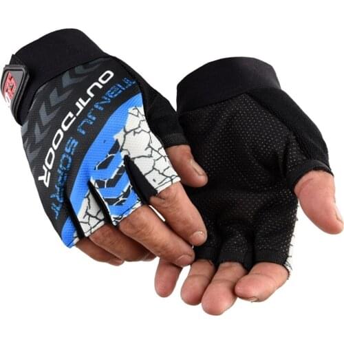 Stylish Bar Outdoor Sports Riding Gloves Tight Non-slip Shock Absorption Wear Mitten Outdoor Cycling Accessories Handschoenen